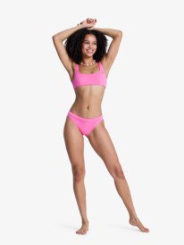 4 Roxy Paradise - Bas de bikini classique pour Femme Rose ERJX405230 Roxy