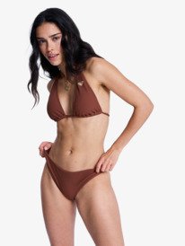 1 Roxy Sunshine - Medium Coverage Bikini Bottoms for Women Brown ERJX405234 Roxy