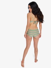 4 Ocean Dreamer - Bas de bikini Shorty pour Femme Vert ERJX405241 Roxy