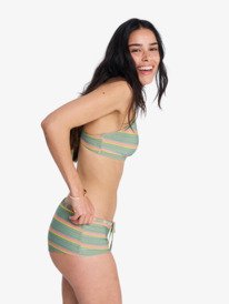 1 Ocean Dreamer - Bas de bikini Shorty pour Femme Vert ERJX405241 Roxy