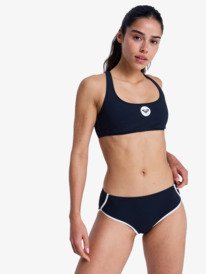 0 Roxy Active - Shorty Bikinibroekje voor Dames Black ERJX405251 Roxy