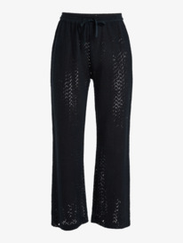 8 Mood Moving - Crochet Beachy Pant for Women Schwarz ERJX603437 Roxy