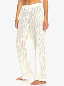 1 Mood Moving - Crochet Beachy Pant for Women Blanco ERJX603437 Roxy