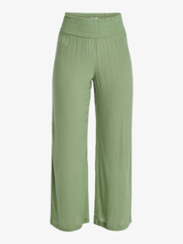 4 Along The Beach - Pantalon léger pour Femme Vert ERJX603438 Roxy