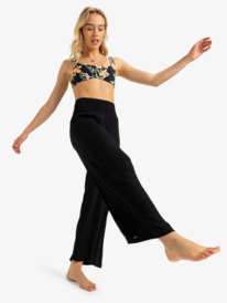 1 Along The Beach - Beach Pants for Women Black ERJX603438 Roxy