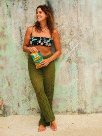 1 Lagos Dream - Beach Pants for Women Green ERJX603452 Roxy