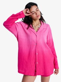 0 Ocean Gradient - Strand-Hemdkleid f&uuml;r Frauen Rosa ERJX603490 Roxy