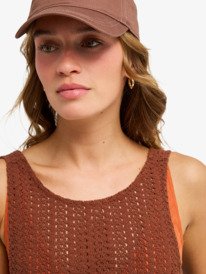 2 Playa Mood - Crochet Beach Dress for Women Brown ERJX603495 Roxy