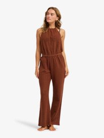 0 Luna Feeling - Beachy Jumpsuit for Women Brown ERJX603497 Roxy