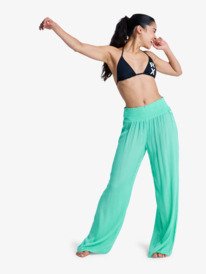 3 Along The Sunset - Strandbroek voor Dames Green ERJX603509 Roxy