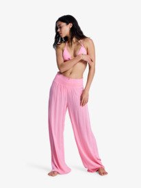 0 Along The Sunset - Pantalon l&eacute;ger pour Femme Rose ERJX603509 Roxy