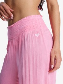 2 Along The Sunset - Pantalon l&eacute;ger pour Femme Rose ERJX603509 Roxy
