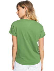 3 Epic Afternoon - Camiseta con tejido orgánico para Mujer Verde ERJZT05123 Roxy