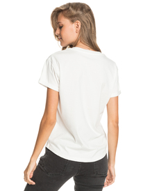 3 Epic Afternoon - Camiseta con tejido orgánico para Mujer Blanco ERJZT05123 Roxy