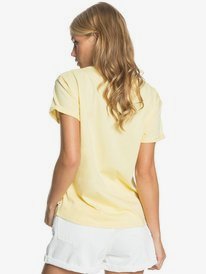 3 Epic Afternoon - Nachhaltiges T-Shirt für Frauen Gelb ERJZT05123 Roxy