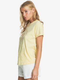 1 Epic Afternoon - Nachhaltiges T-Shirt für Frauen Gelb ERJZT05123 Roxy