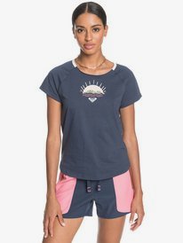 0 Smiley Days - Organic Sports Top for Women  ERJZT05129 Roxy