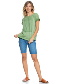 3 Summertime Happiness - Maglietta da Donna Green ERJZT05140 Roxy