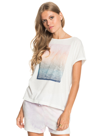 0 Summertime Happiness - Maglietta da Donna White ERJZT05140 Roxy