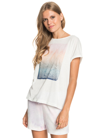 1 Summertime Happiness - Maglietta da Donna White ERJZT05140 Roxy