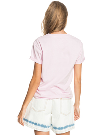 3 Epic Afternoon Word A - Camiseta con tejido orgánico para Mujer Rosa ERJZT05151 Roxy