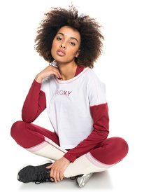 4 Soul Fever Blues - Long Sleeve Sports Top for Women  ERJZT05246 Roxy