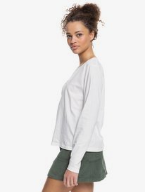1 Loving Clouds - Camiseta de Manga Larga para Mujer Blanco ERJZT05265 Roxy
