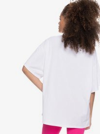 5 Kelia Fly Girl - Oversized T-shirt voor Dames White ERJZT05300 Roxy