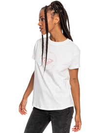 1 Epic Afternoon - Short Sleeve T-Shirt for Women White ERJZT05323 Roxy