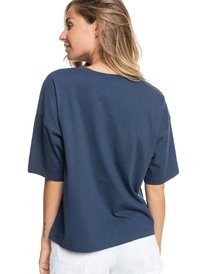 3 Easy And Basic - T-shirt manches courtes pour Femme Bleu ERJZT05326 Roxy