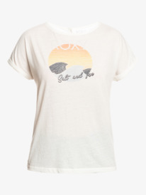 5 Summertime Happiness - T-shirt manches courtes pour Femme  ERJZT05343 Roxy