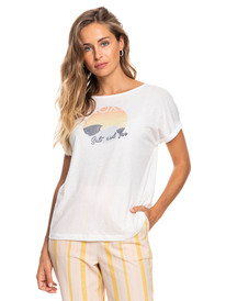 0 Summertime Happiness - T-shirt manches courtes pour Femme  ERJZT05343 Roxy
