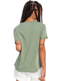 4 Oceanaholic - T-shirt manches courtes pour Femme Vert ERJZT05354 Roxy