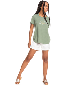3 Oceanaholic - T-shirt manches courtes pour Femme Vert ERJZT05354 Roxy