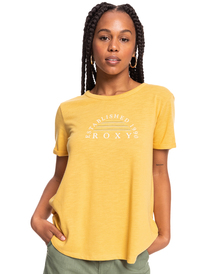 0 Oceanaholic - T-shirt manches courtes pour Femme Jaune ERJZT05354 Roxy