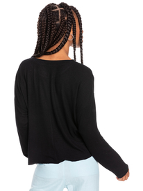 4 Not Before Coffee - Longsleeve für Frauen Schwarz ERJZT05361 Roxy