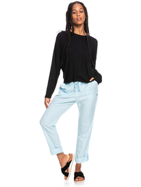 3 Not Before Coffee - Longsleeve für Frauen Schwarz ERJZT05361 Roxy