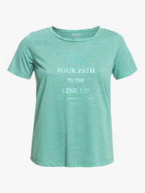 5 Chasing The Swell - Short Sleeve T-Shirt for Women Blue ERJZT05363 Roxy