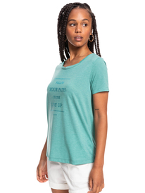 1 Chasing The Swell - Short Sleeve T-Shirt for Women Blue ERJZT05363 Roxy