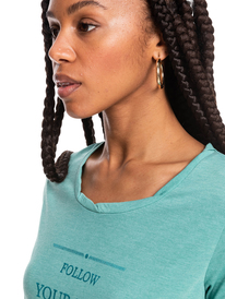 2 Chasing The Swell - Short Sleeve T-Shirt for Women Blue ERJZT05363 Roxy