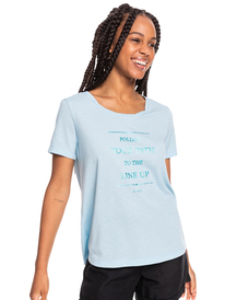 0 Chasing The Swell - T-Shirt für Frauen Blau ERJZT05363 Roxy
