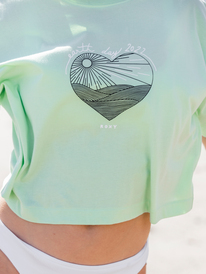 0 Earth Day - Biologisch Kort T-shirt voor Dames  ERJZT05384 Roxy