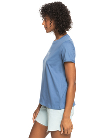 1 Noon Ocean - Organic T-Shirt for Women Blue ERJZT05424 Roxy