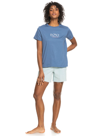 3 Noon Ocean - Organic T-Shirt for Women Blue ERJZT05424 Roxy