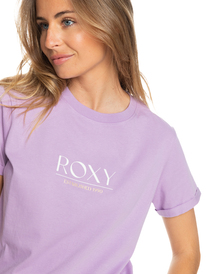 2 Noon Ocean - Organic T-Shirt for Women Purple ERJZT05424 Roxy