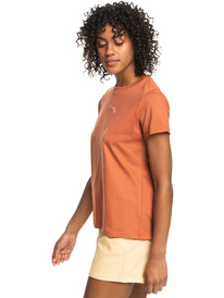 1 Noon Ocean - Camiseta Orgánica para Mujer Marron ERJZT05425 Roxy