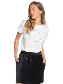 0 Noon Ocean - Organic T-Shirt for Women White ERJZT05425 Roxy