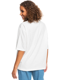 6 Wave Day - Bio-T-Shirt für Frauen Weiss ERJZT05426 Roxy