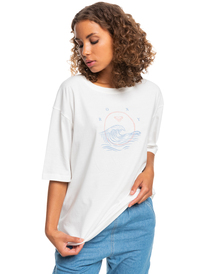 2 Wave Day - Bio-T-Shirt für Frauen Weiss ERJZT05426 Roxy