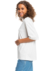 3 Wave Day - Bio-T-Shirt für Frauen Weiss ERJZT05426 Roxy